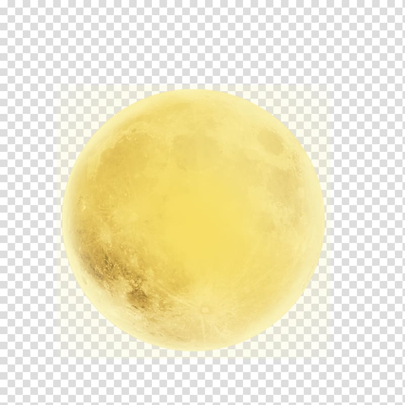Yellow Circle, Moon transparent background PNG clipart
