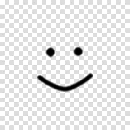 Roblox Video game Face Smiley, Face transparent background PNG