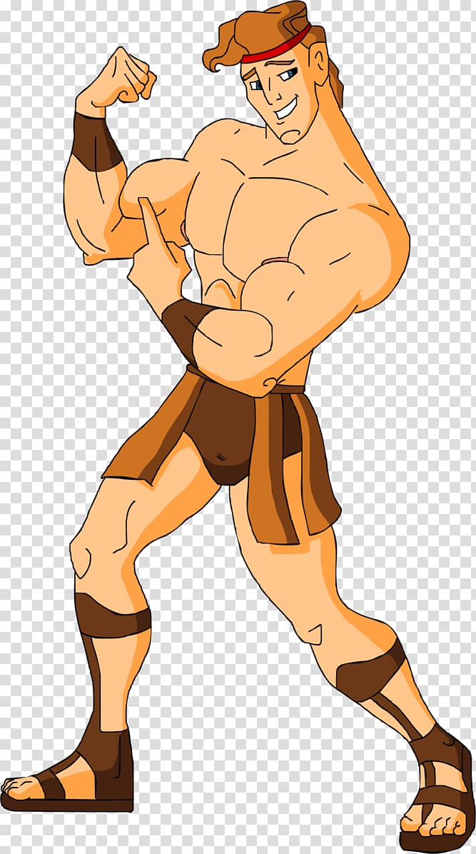 Disney\'s Hercules Heracles Walt Disney Zeus, bodybuilder transparent background PNG clipart