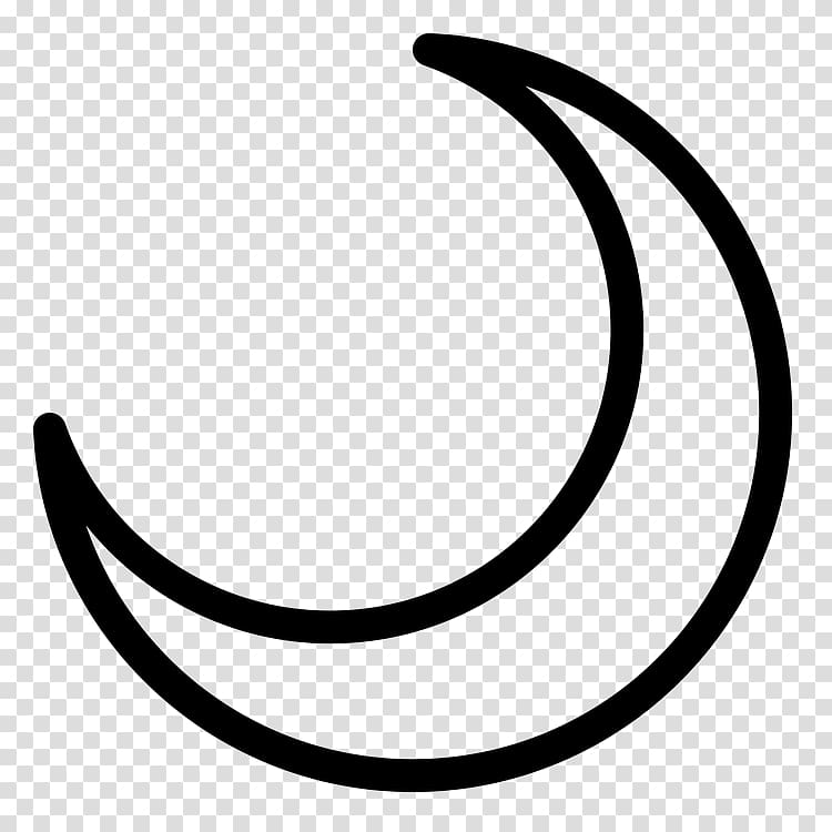 Crescent New moon Lunar phase, moon transparent background PNG clipart