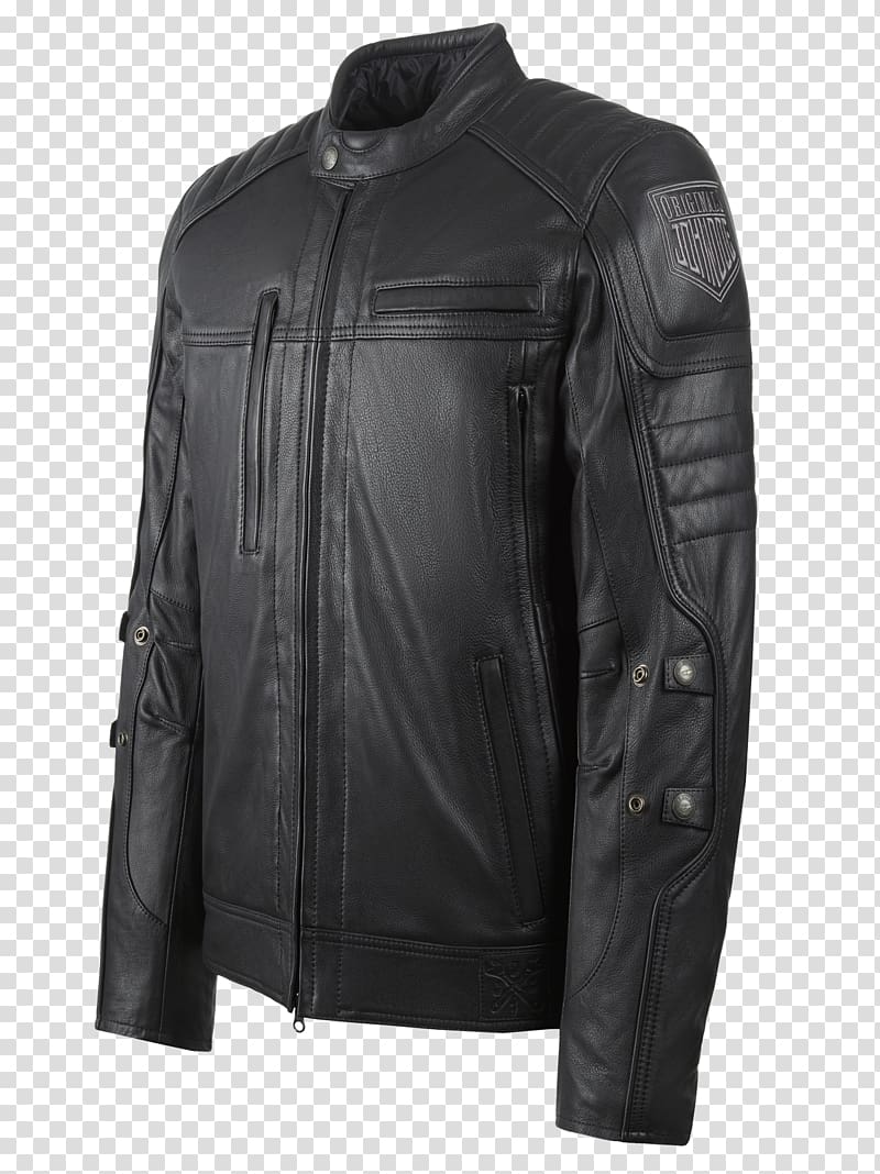 Leather jacket Kevlar Clothing, jacket transparent background PNG clipart