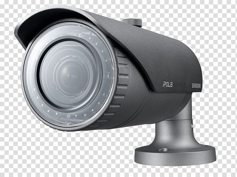Samsung WiseNetIII SNO-6084R IP camera Closed-circuit television 1080p, Camera transparent background PNG clipart