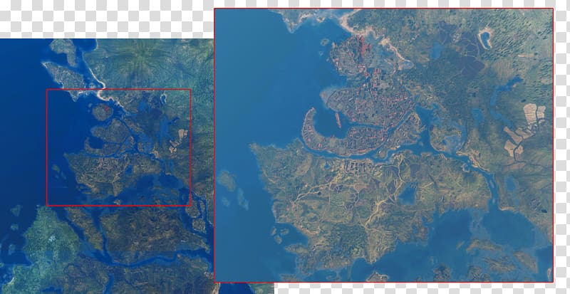 The Witcher 3: Wild Hunt – Blood and Wine Google Maps Bird\'s-eye view, CD Projekt RED transparent background PNG clipart