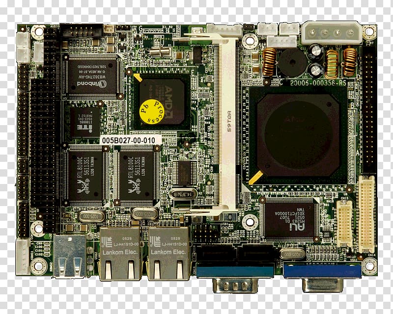 Single-board computer Central processing unit Low-voltage differential signaling Geode, Computer transparent background PNG clipart