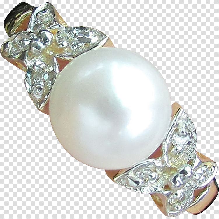 Akoya pearl oyster Ring Body Jewellery, ring transparent background PNG clipart