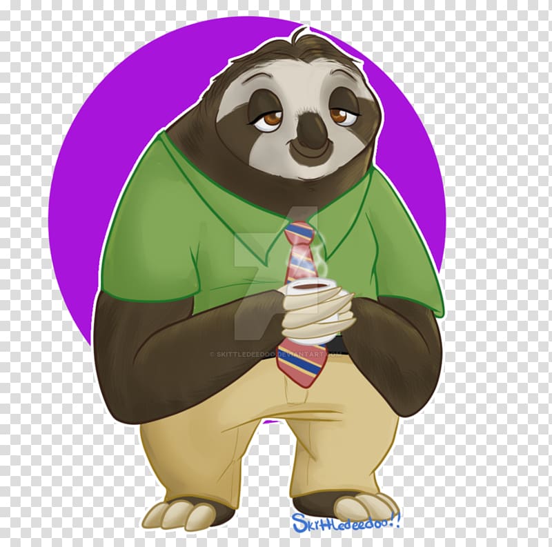 Puppy Yard , sloth zootopia transparent background PNG clipart