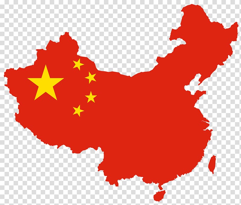 Flag of China Blank map, china transparent background PNG clipart