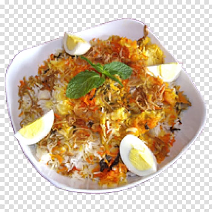 sliced boiled eggs on white plate, Hyderabadi biryani Chicken curry Indian cuisine Chicken tikka masala, biryani transparent background PNG clipart