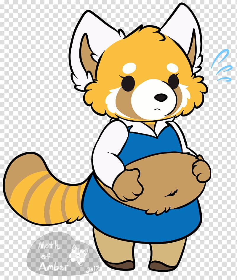 Whiskers Drawing , Aggretsuko transparent background PNG clipart