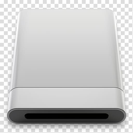 gray portable disc drive, electronic device multimedia electronics, Removable transparent background PNG clipart