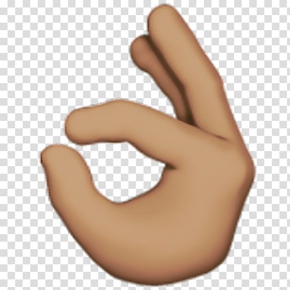 OK Emojipedia Human skin color Sign language, Emoji transparent background PNG clipart