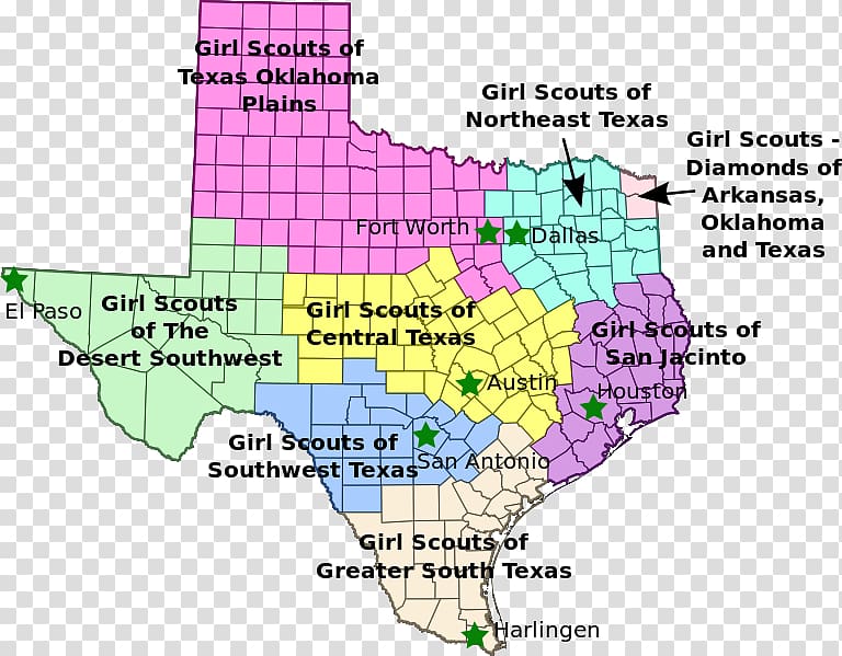 Girl Scouts of the USA Scouting in Texas Girl Scout Cookies Map Native Americans in the United States, map transparent background PNG clipart
