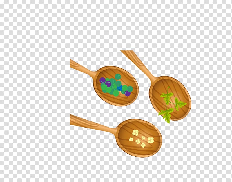 Spoon Fried rice Food, wooden spoon transparent background PNG clipart