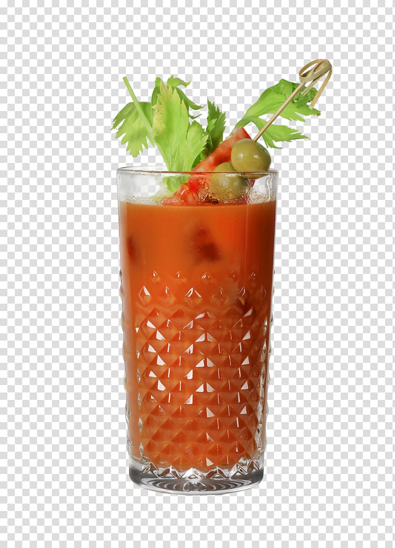 Bloody Mary Cocktail garnish Sea Breeze Orange drink, cocktail transparent background PNG clipart