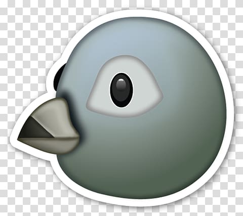 Bird Emoji Sticker Emoticon Smiley, Bird transparent background PNG clipart