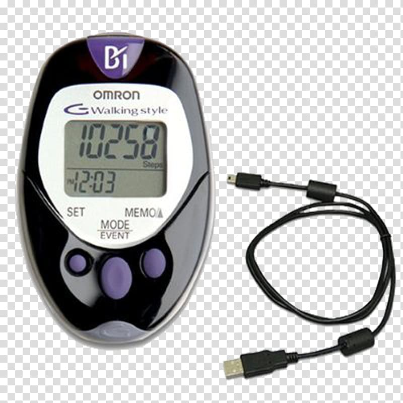 OMRON HEALTHCARE Co., Ltd. Pedometer OMRON HJ-720ITC Exercise, step counter transparent background PNG clipart