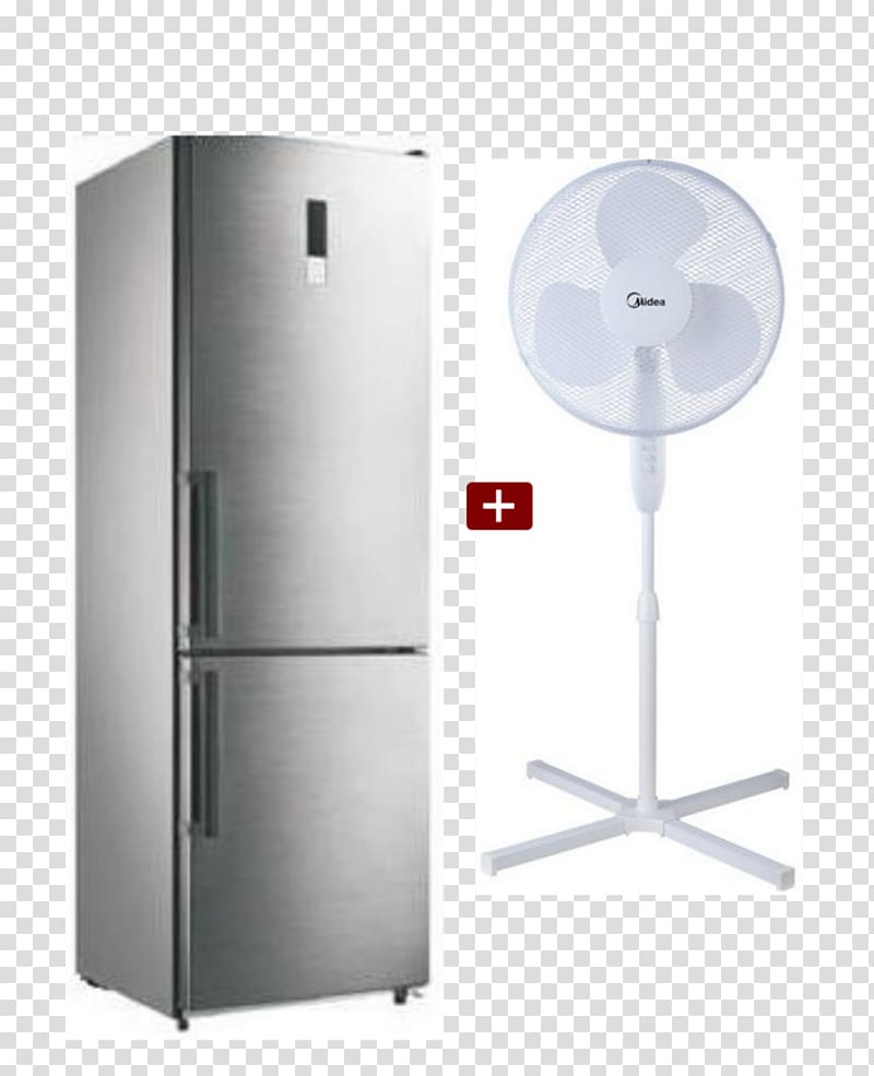 Home appliance Refrigerator Midea Auto-defrost Major appliance, freezer transparent background PNG clipart