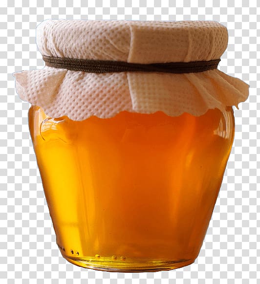 Bee Honey Food, jars transparent background PNG clipart