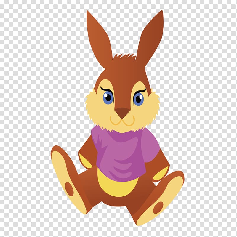 Rabbit Easter Bunny Hare Toy Illustration, Toy bunny transparent background PNG clipart