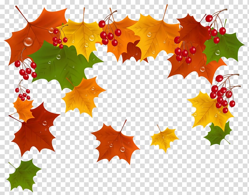 Autumn Animation Paper , fall decoration transparent background PNG clipart