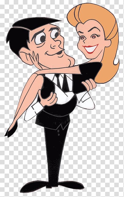 Bewitched Betty Boop Marriage Dick York, Casais transparent background PNG clipart
