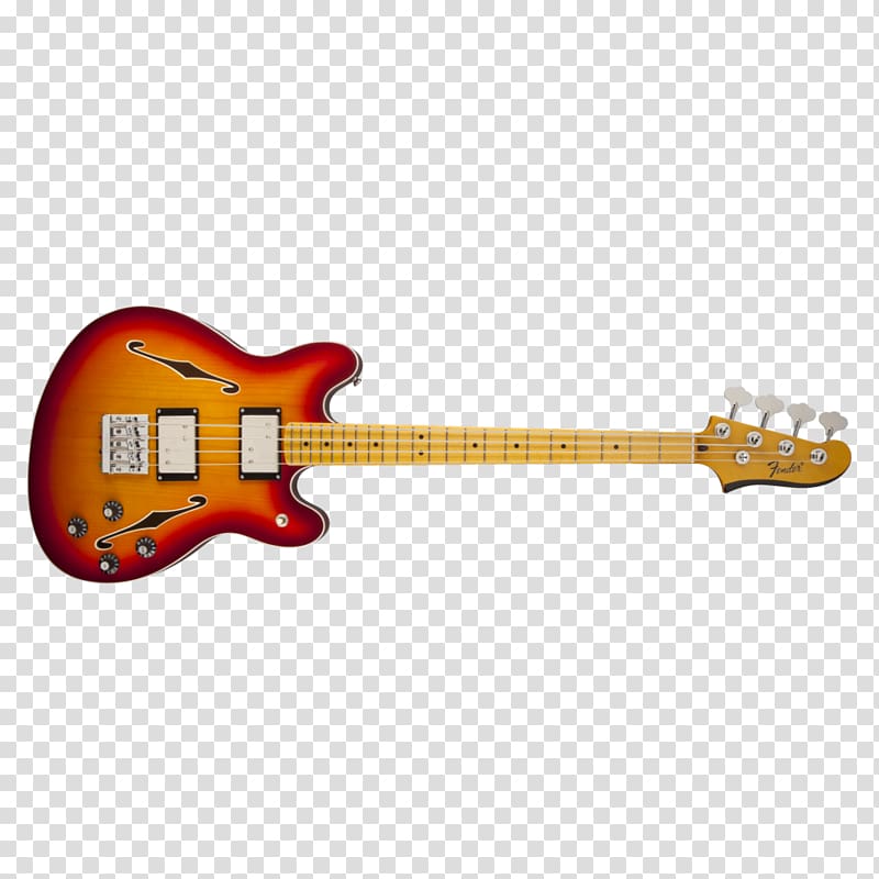 Fender Starcaster Fender Stratocaster Fender Coronado Fender Jaguar Fender Precision Bass, Bass Guitar transparent background PNG clipart