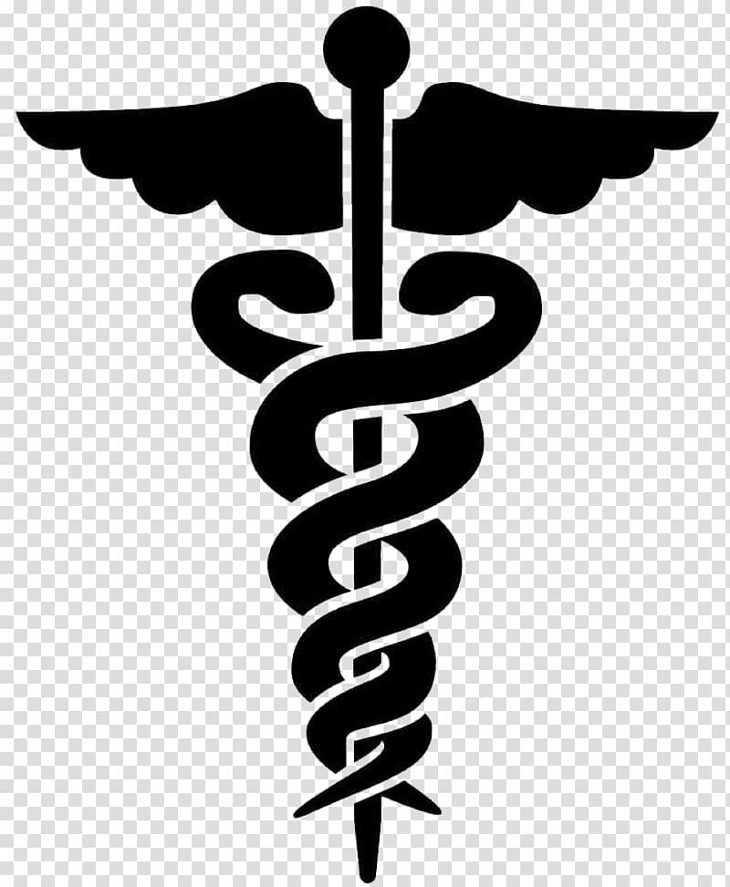 Caduceus artwork, Logo Symbol Typeface Medicine Font, Doctor Symbol Caduceus transparent background PNG clipart