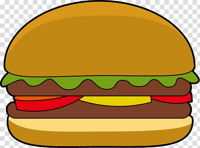 hamburger illustration, Hamburger Cheeseburger Veggie burger Cartoon , Burgers transparent background PNG clipart