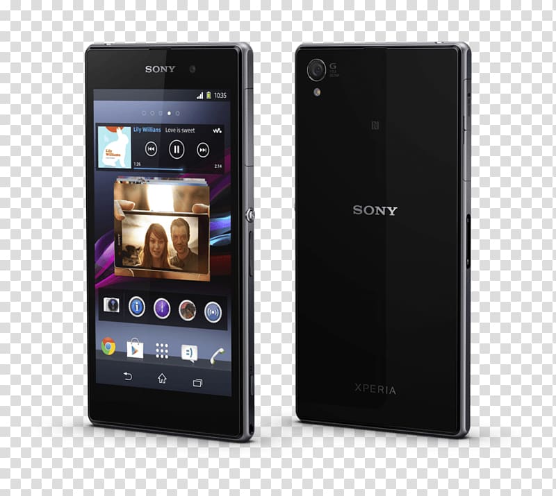 Smartphone Feature phone Sony Xperia Z1 Sony Xperia Z Ultra, smartphone transparent background PNG clipart