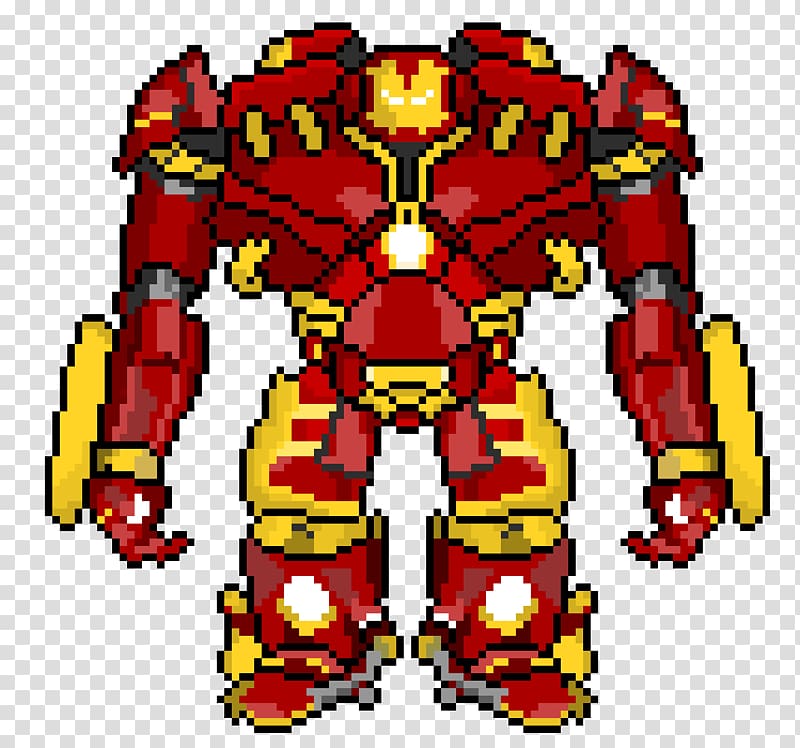 Iron Man Hulkbusters Edwin Jarvis Pixel Art Iron Man