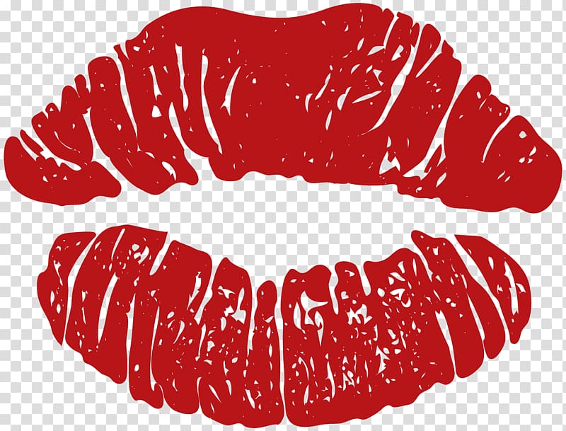 red lips , Kiss , Kiss transparent background PNG clipart