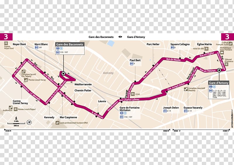 Antony Ligne de bus Map Bus stop, bus transparent background PNG clipart