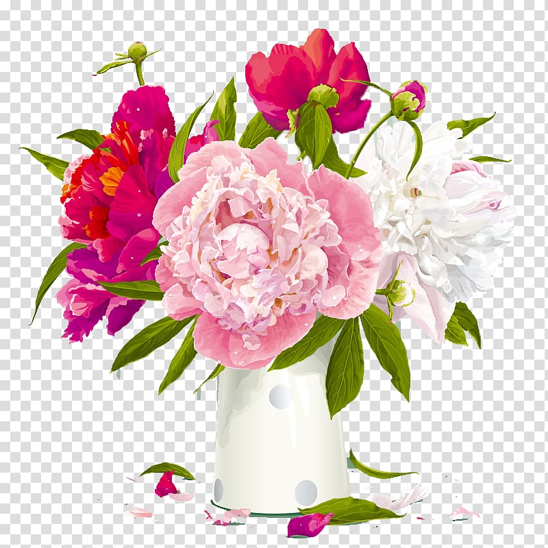Peony Paeonia lactiflora Flower , Beautiful peony flower material transparent background PNG clipart