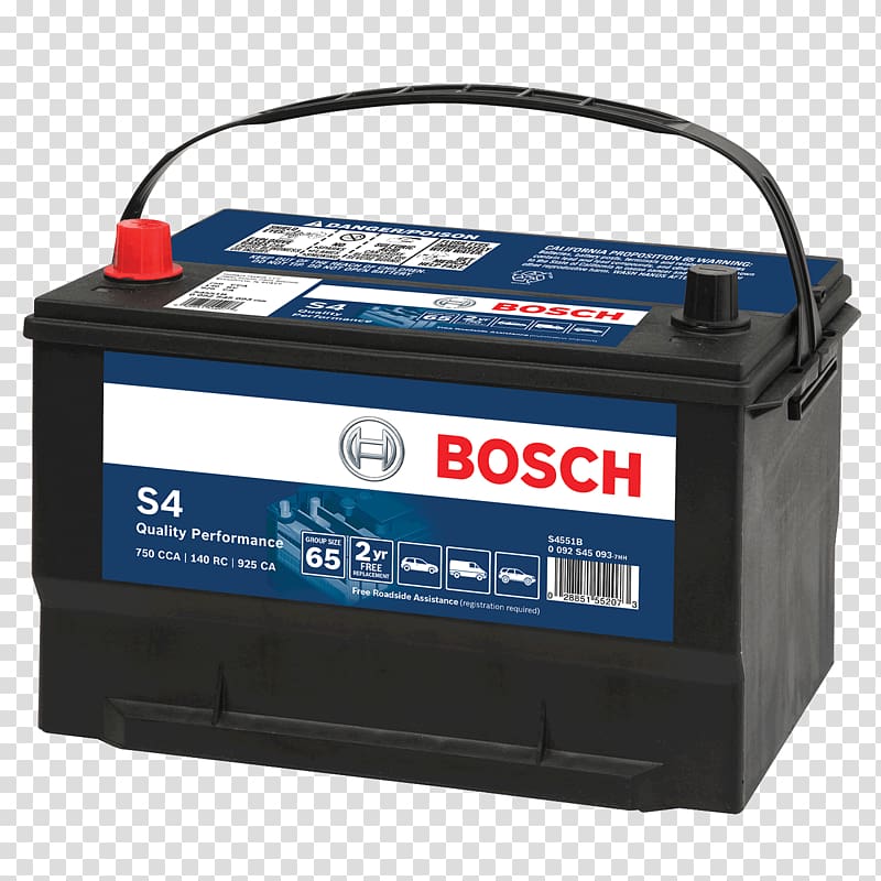 Car Automotive battery VRLA battery Electric battery Robert Bosch GmbH, car transparent background PNG clipart