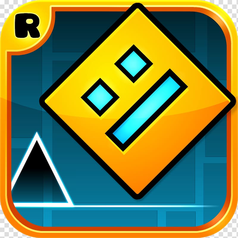 Geometry Dash An impossible game Dodge the Spikes Flip Gravity Amazon.com, geometrical transparent background PNG clipart
