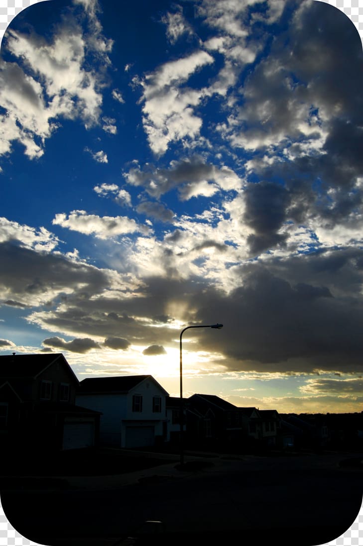 Cumulus Sunset Sunrise Dusk Energy, deep sky transparent background PNG clipart