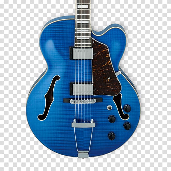 Ibanez Artcore series Semi-acoustic guitar Archtop guitar Ibanez Artcore Vintage ASV10A, blue Guitar transparent background PNG clipart