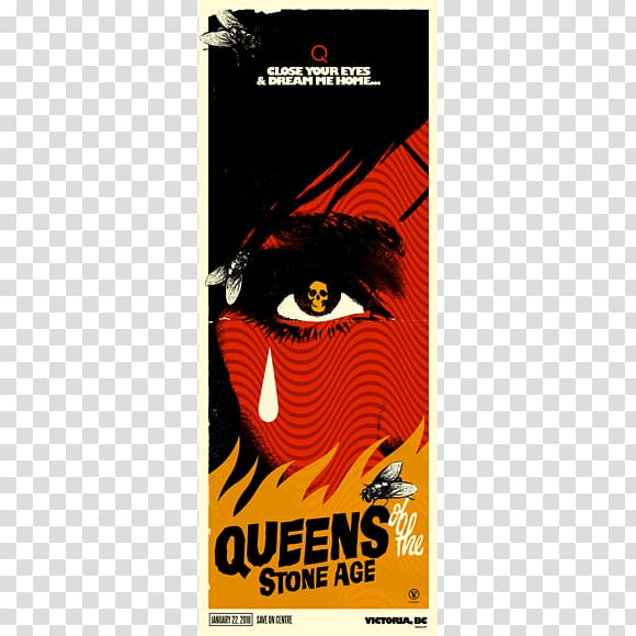 Poster Victoria Queens of the Stone Age Villains World Tour Rated R, queens of the stone age transparent background PNG clipart