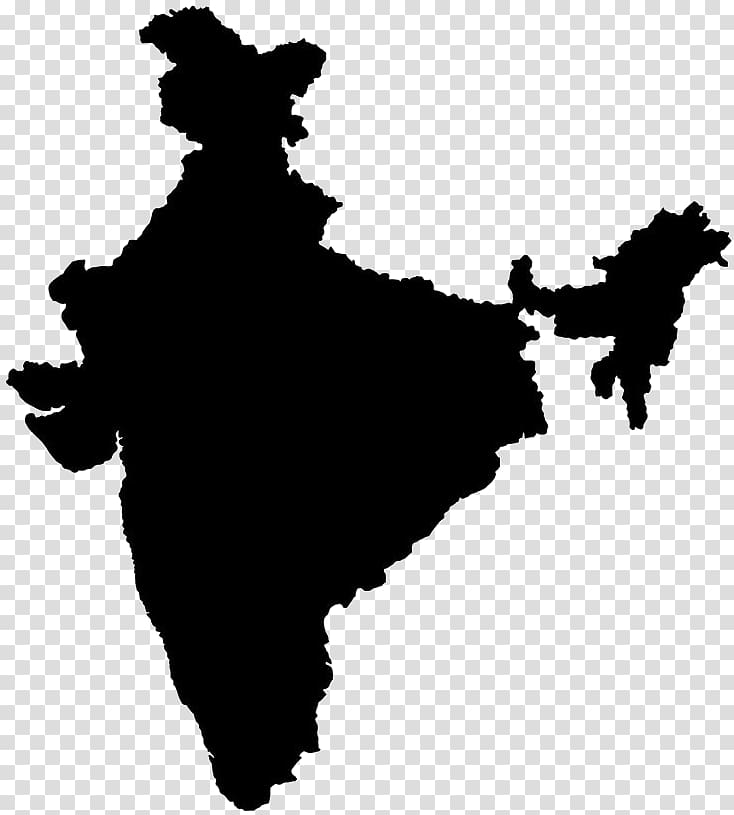 India Map, India transparent background PNG clipart