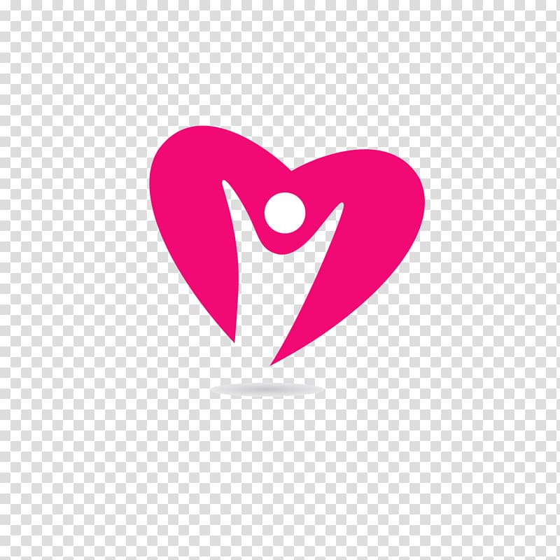Heart Symbol Logo, creative human heart transparent background PNG clipart
