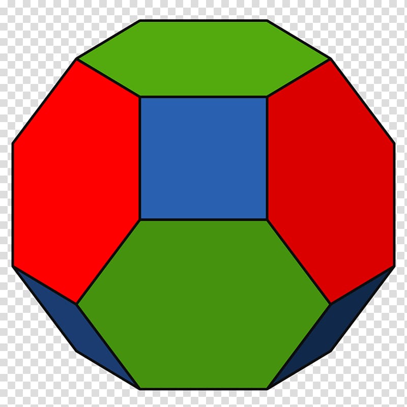 Truncated octahedron Truncation Archimedean solid Face, Face transparent background PNG clipart