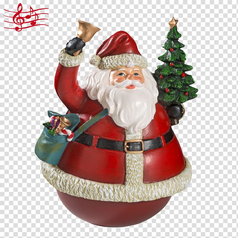 Santa Claus Christmas ornament Käthe Wohlfahrt Rothenburg ob der Tauber, santa claus transparent background PNG clipart