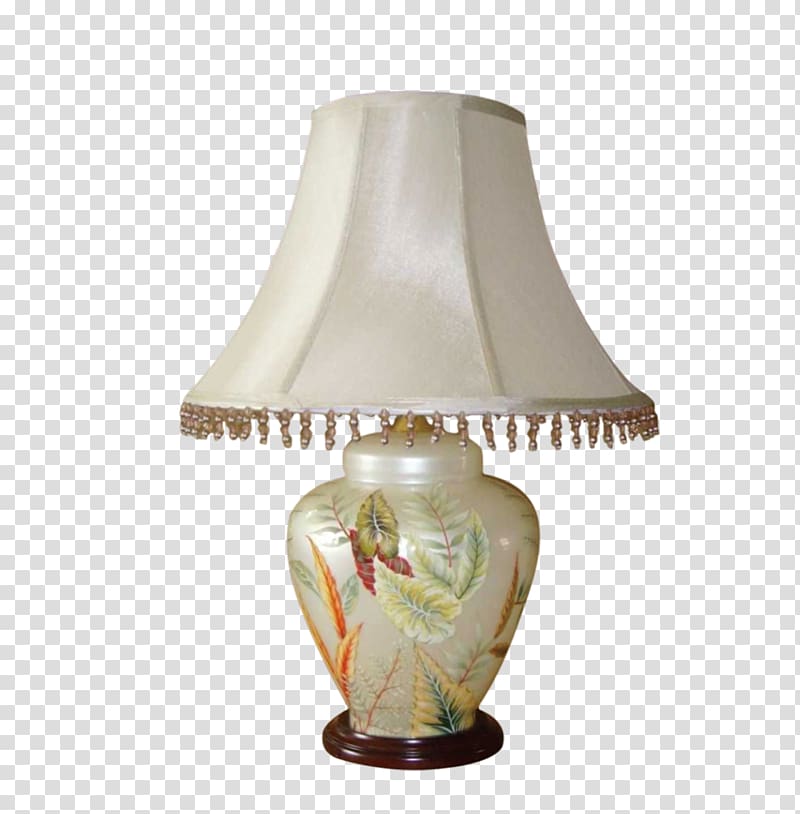 Vase Ceramic Electric light, table lamp transparent background PNG clipart