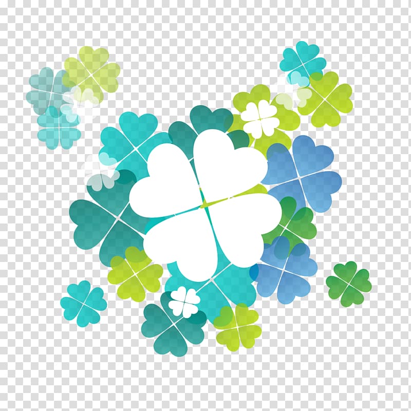 Four-leaf clover Euclidean , Clover transparent background PNG clipart