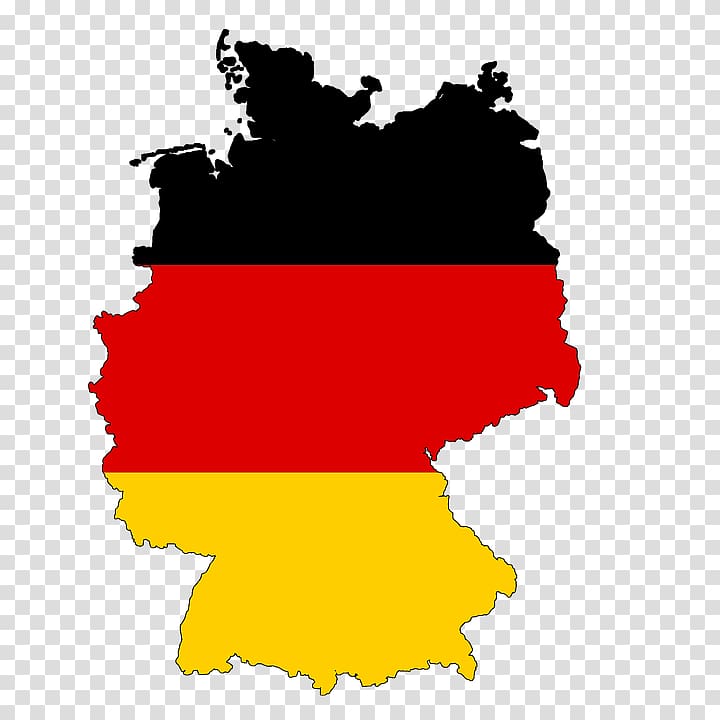 red, yellow, and black Germany map, Flag of Germany Map Flag of Austria, germany transparent background PNG clipart