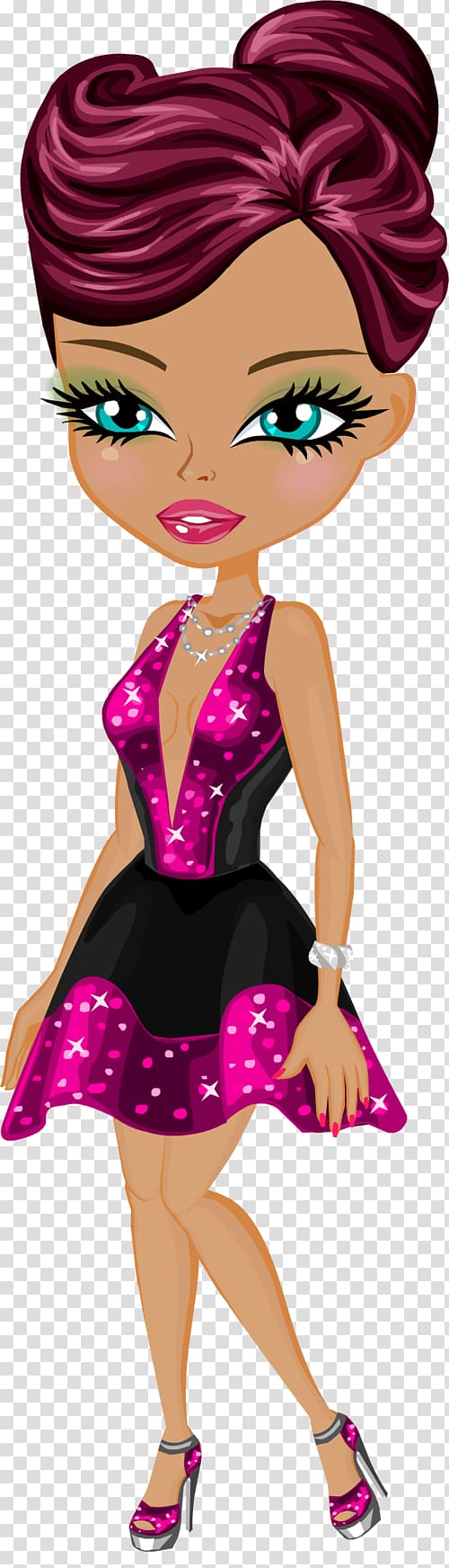 Wikia Fashion Doll, red carpet transparent background PNG clipart
