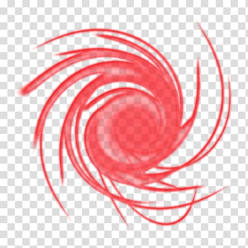 Eye Light Red, glowing spiral transparent background PNG clipart
