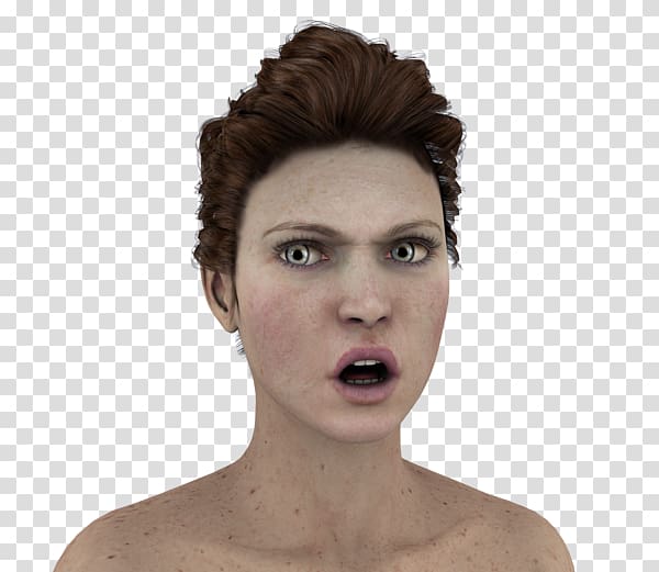 Eyebrow Facial expression Disgust Surprise Anger, the short hair that is surprised by the mouths of transparent background PNG clipart