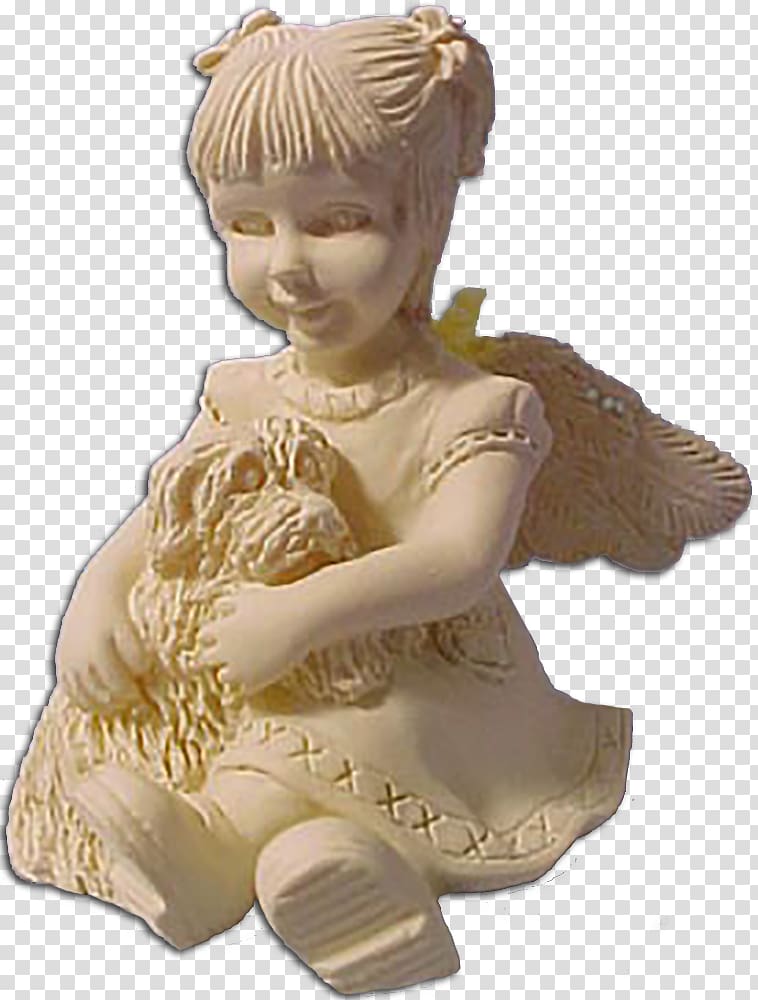 Classical sculpture Figurine Classicism, angel dog transparent background PNG clipart