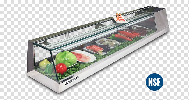 Sushi Restaurant Cuisine Display case Food, showcase display cases transparent background PNG clipart